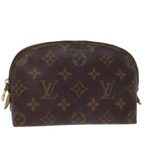 Pre-owned Canvas pouches Louis Vuitton Vintage , Brown , Dames