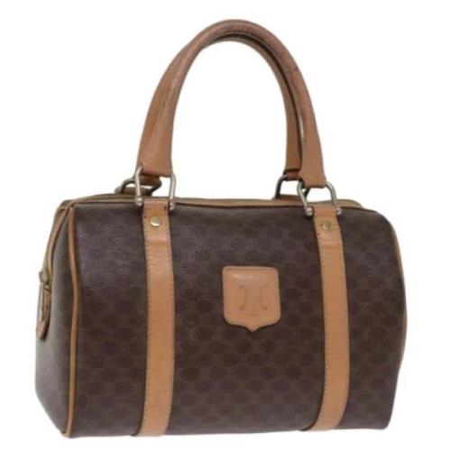 Pre-owned Leather handbags Celine Vintage , Brown , Dames