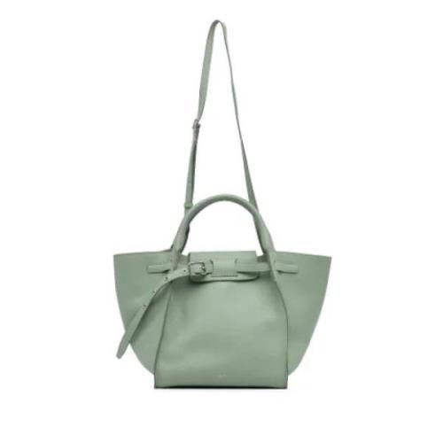 Pre-owned Leather celine-bags Celine Vintage , Green , Dames