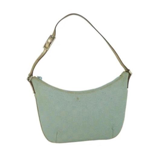 Pre-owned Canvas gucci-bags Gucci Vintage , Blue , Dames