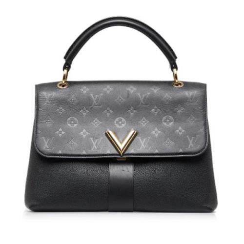 Pre-owned Leather louis-vuitton-bags Louis Vuitton Vintage , Black , D...