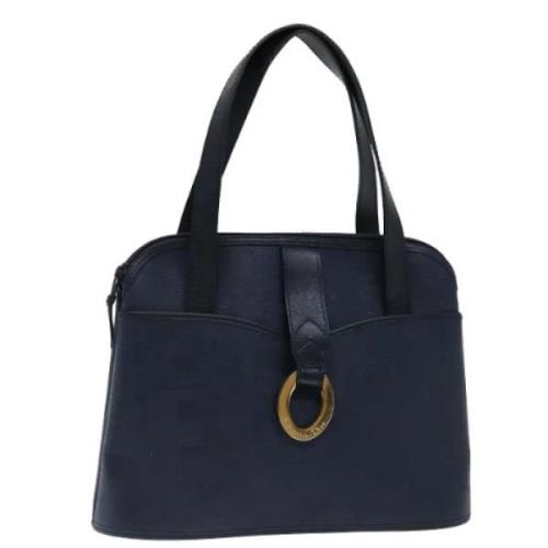 Pre-owned Canvas handbags Dior Vintage , Blue , Dames