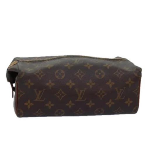 Pre-owned Canvas pouches Louis Vuitton Vintage , Brown , Dames