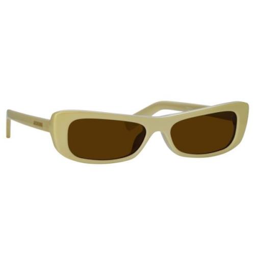 Jac55 C4 SUN Sunglasses Jacquemus , White , Dames