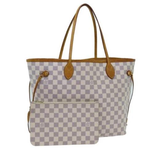 Pre-owned Canvas louis-vuitton-bags Louis Vuitton Vintage , White , Da...