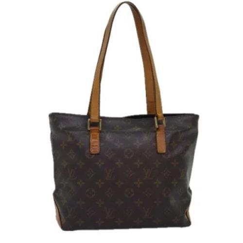 Pre-owned Canvas totes Louis Vuitton Vintage , Brown , Dames