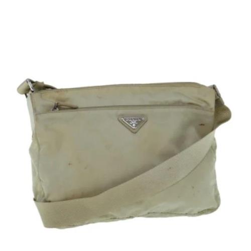 Pre-owned Nylon prada-bags Prada Vintage , Beige , Dames