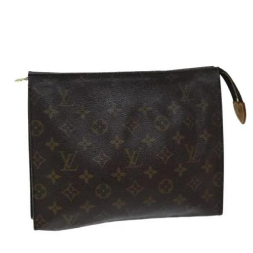 Pre-owned Canvas pouches Louis Vuitton Vintage , Brown , Dames