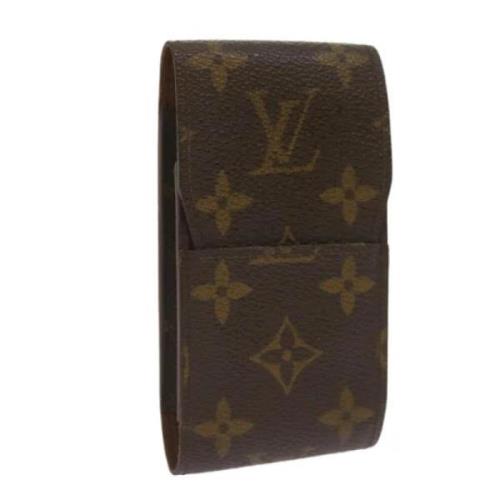 Pre-owned Canvas pouches Louis Vuitton Vintage , Brown , Dames