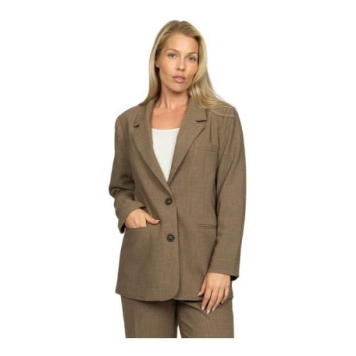 Elegant Choko Blazer Femir.Ea24 Style 2-Biz , Brown , Dames