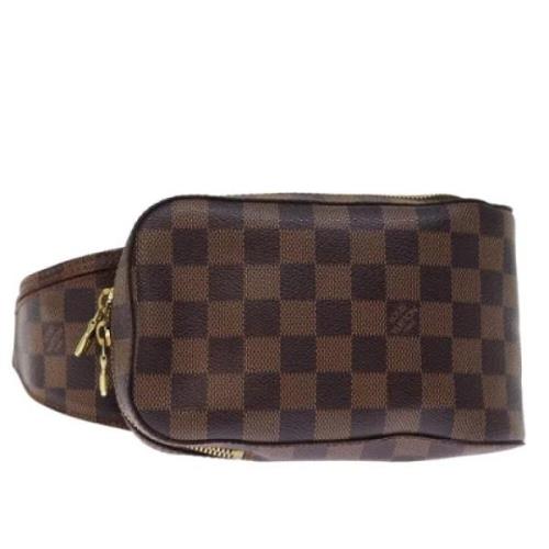 Pre-owned Canvas louis-vuitton-bags Louis Vuitton Vintage , Brown , Da...