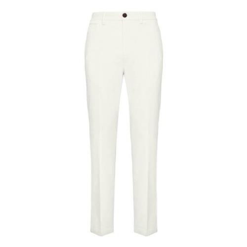 Broek in stretchfluweel Boggi Milano , Beige , Heren