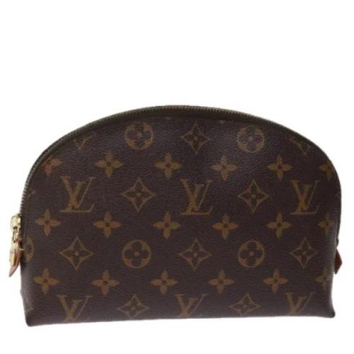 Pre-owned Canvas pouches Louis Vuitton Vintage , Brown , Dames