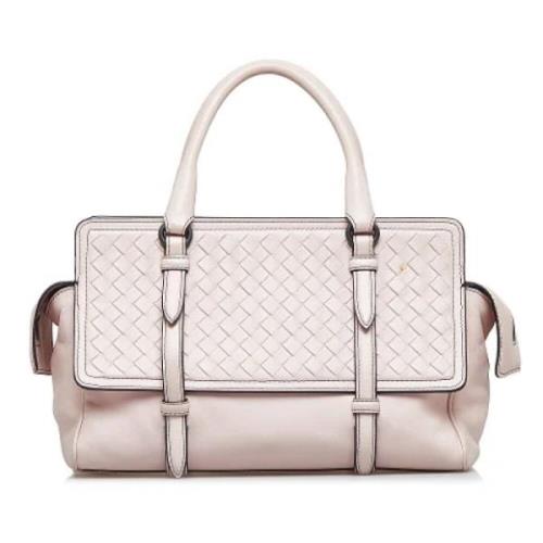 Pre-owned Leather handbags Bottega Veneta Vintage , Pink , Dames