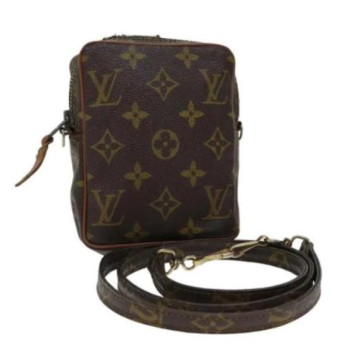 Pre-owned Canvas shoulder-bags Louis Vuitton Vintage , Brown , Dames