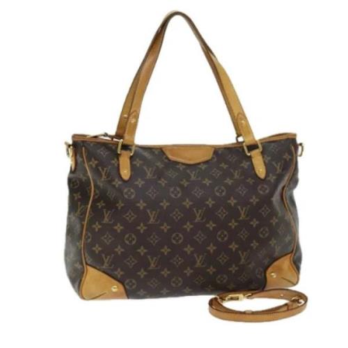 Pre-owned Canvas totes Louis Vuitton Vintage , Brown , Dames