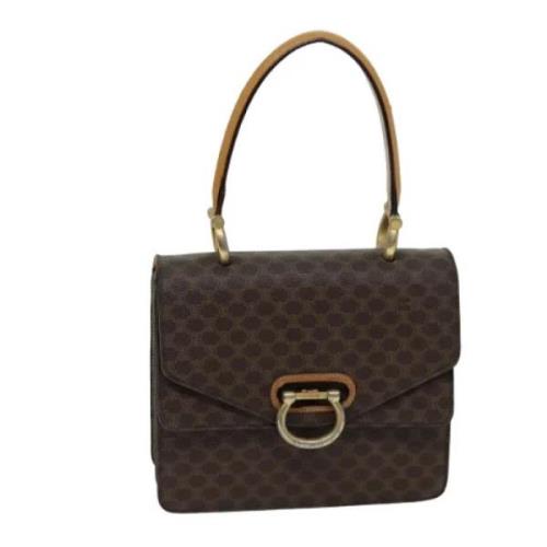 Pre-owned Leather handbags Celine Vintage , Brown , Dames