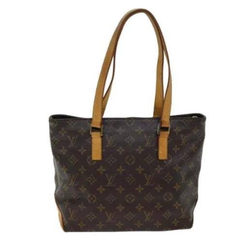 Pre-owned Canvas totes Louis Vuitton Vintage , Brown , Dames