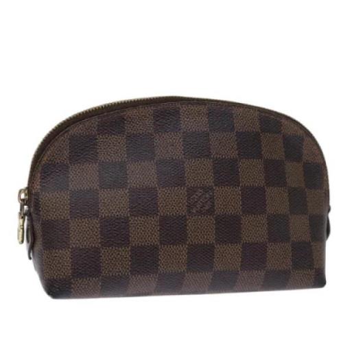 Pre-owned Canvas pouches Louis Vuitton Vintage , Brown , Dames