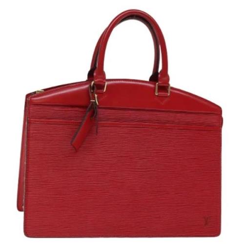 Pre-owned Leather handbags Louis Vuitton Vintage , Red , Dames