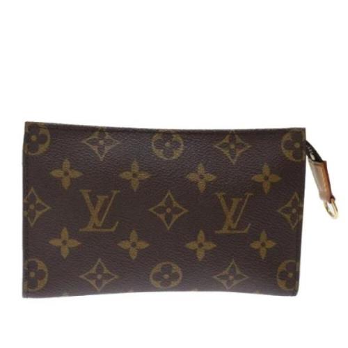 Pre-owned Canvas pouches Louis Vuitton Vintage , Brown , Dames