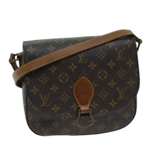 Pre-owned Canvas shoulder-bags Louis Vuitton Vintage , Brown , Dames