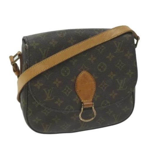 Pre-owned Canvas shoulder-bags Louis Vuitton Vintage , Brown , Dames