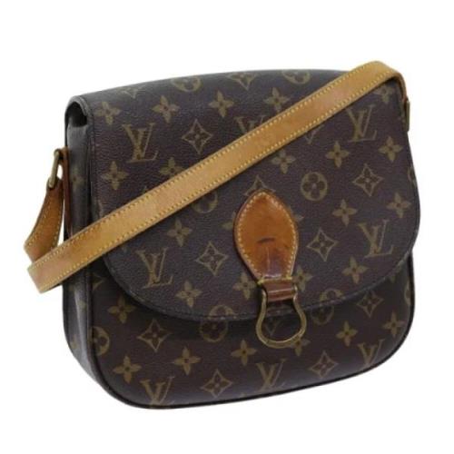 Pre-owned Canvas louis-vuitton-bags Louis Vuitton Vintage , Brown , Da...