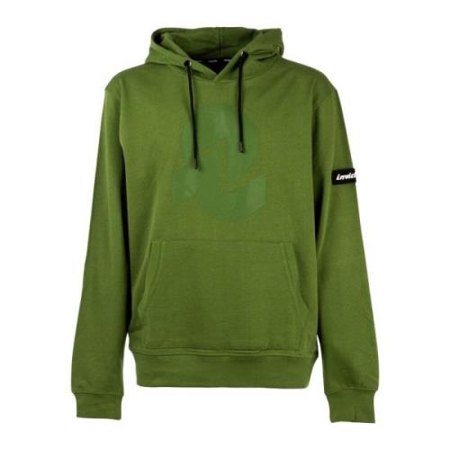 Hoodie Groen Zomer Militair Invicta , Green , Heren