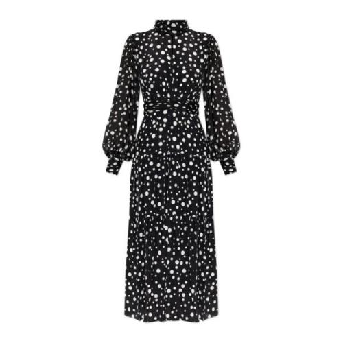 Polkadot jurk Diane Von Furstenberg , Black , Dames