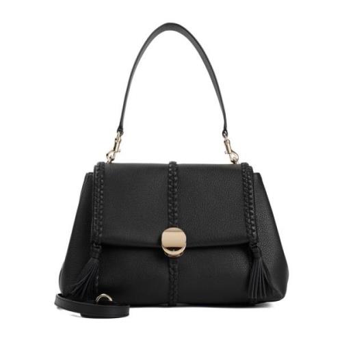 Zwarte Schoudertas Penelope Stijl Chloé , Black , Dames