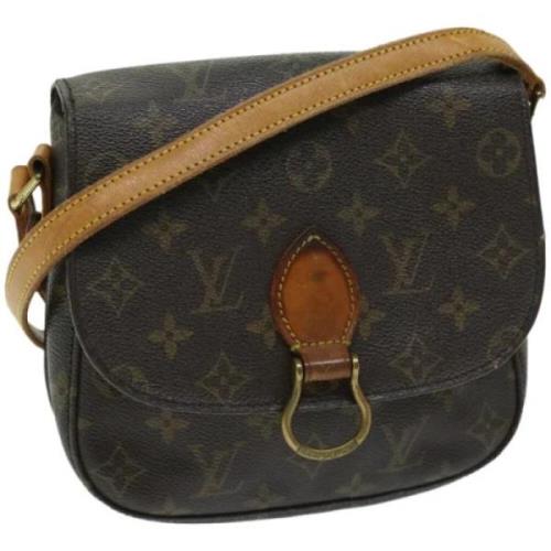 Pre-owned Canvas shoulder-bags Louis Vuitton Vintage , Brown , Dames