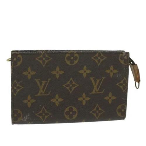 Pre-owned Canvas pouches Louis Vuitton Vintage , Brown , Dames