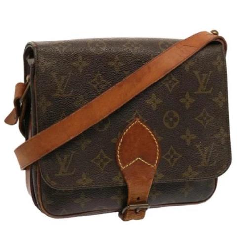 Pre-owned Canvas louis-vuitton-bags Louis Vuitton Vintage , Brown , Da...