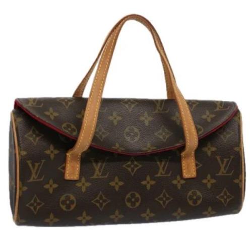 Pre-owned Canvas handbags Louis Vuitton Vintage , Brown , Dames