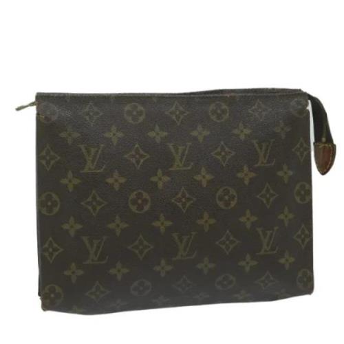 Pre-owned Canvas pouches Louis Vuitton Vintage , Brown , Dames