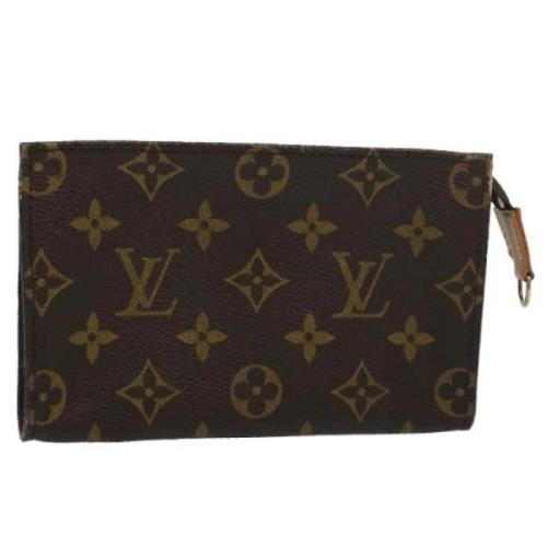 Pre-owned Canvas pouches Louis Vuitton Vintage , Brown , Dames