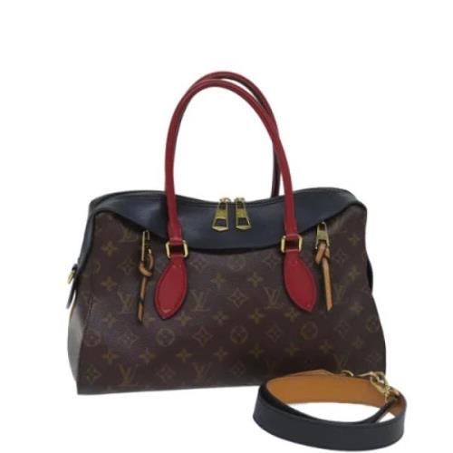 Pre-owned Canvas shoulder-bags Louis Vuitton Vintage , Brown , Dames