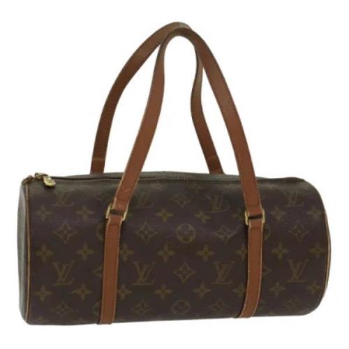 Pre-owned Canvas handbags Louis Vuitton Vintage , Brown , Dames