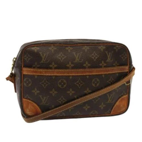 Pre-owned Canvas louis-vuitton-bags Louis Vuitton Vintage , Brown , Da...