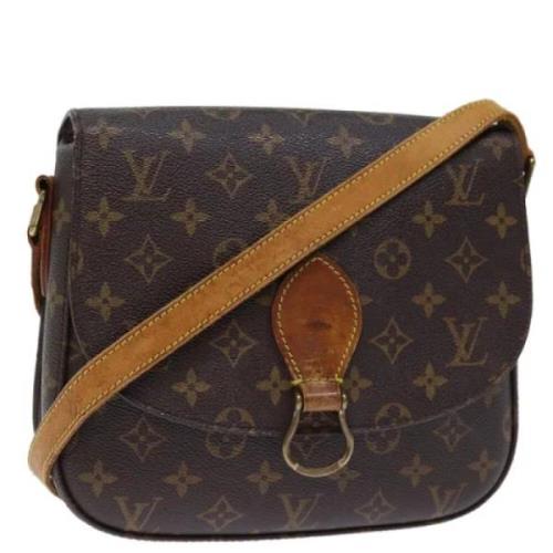 Pre-owned Canvas louis-vuitton-bags Louis Vuitton Vintage , Brown , Da...