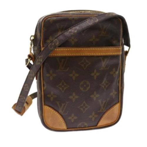 Pre-owned Canvas shoulder-bags Louis Vuitton Vintage , Brown , Dames