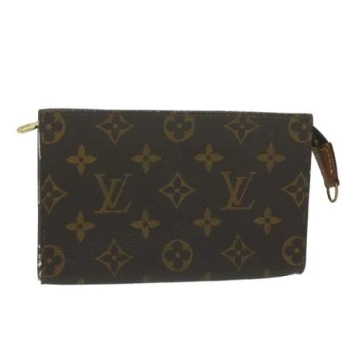 Pre-owned Canvas pouches Louis Vuitton Vintage , Brown , Dames