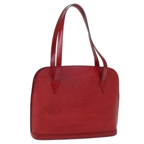 Pre-owned Leather louis-vuitton-bags Louis Vuitton Vintage , Red , Dam...