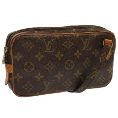 Pre-owned Canvas shoulder-bags Louis Vuitton Vintage , Brown , Dames