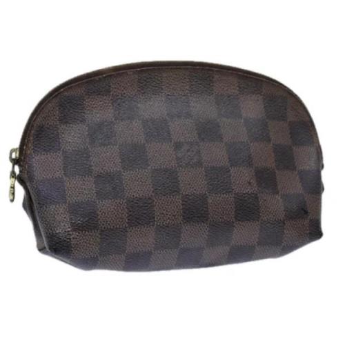 Pre-owned Canvas pouches Louis Vuitton Vintage , Brown , Dames