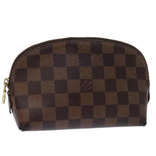 Pre-owned Canvas pouches Louis Vuitton Vintage , Brown , Dames