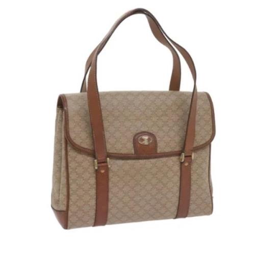 Pre-owned Canvas celine-bags Celine Vintage , Beige , Dames