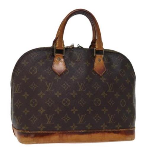 Pre-owned Canvas handbags Louis Vuitton Vintage , Brown , Dames