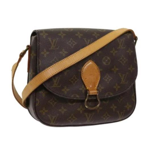 Pre-owned Canvas shoulder-bags Louis Vuitton Vintage , Brown , Dames